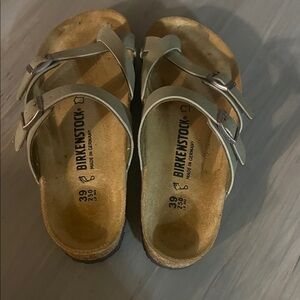 Birkenstock Beige Double Strap Sandals